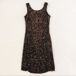 Parker | Copper Sequined Cocktail Dress NWT